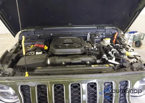 2021 Jeep Wrangler 4Xe Unlimited Sahara 4X4 из США, поврежденный, VIN 1C4JJXP6XMW848328